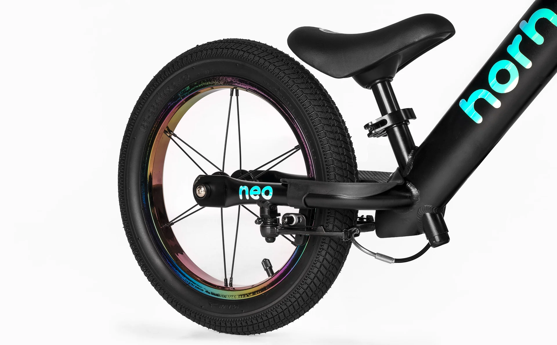 Беговел HORH NEO 14" Black-Holographic - миниатюра 7