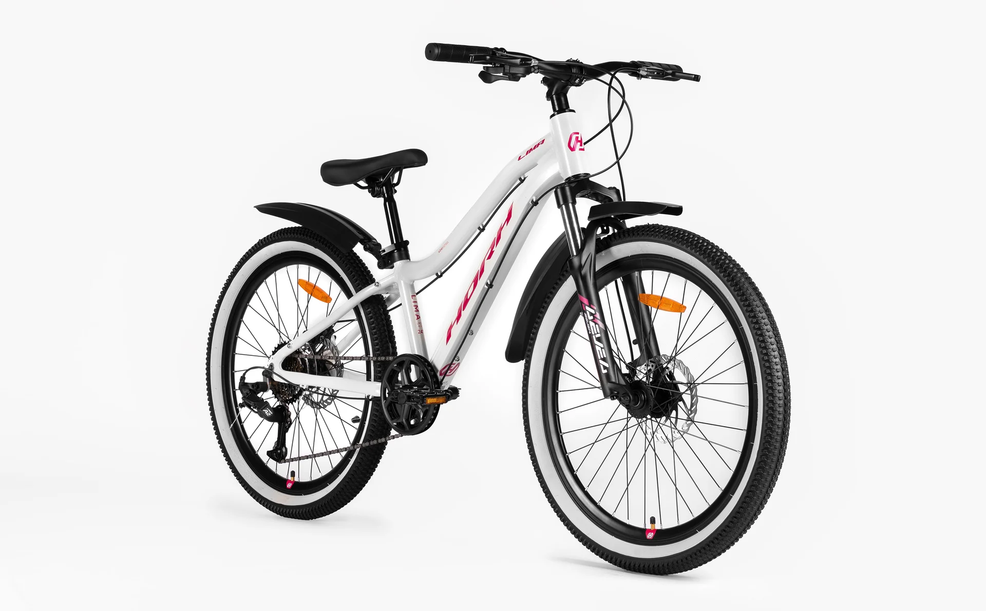 Велосипед HORH LIMA 24" (2026) White-Pink - миниатюра 5