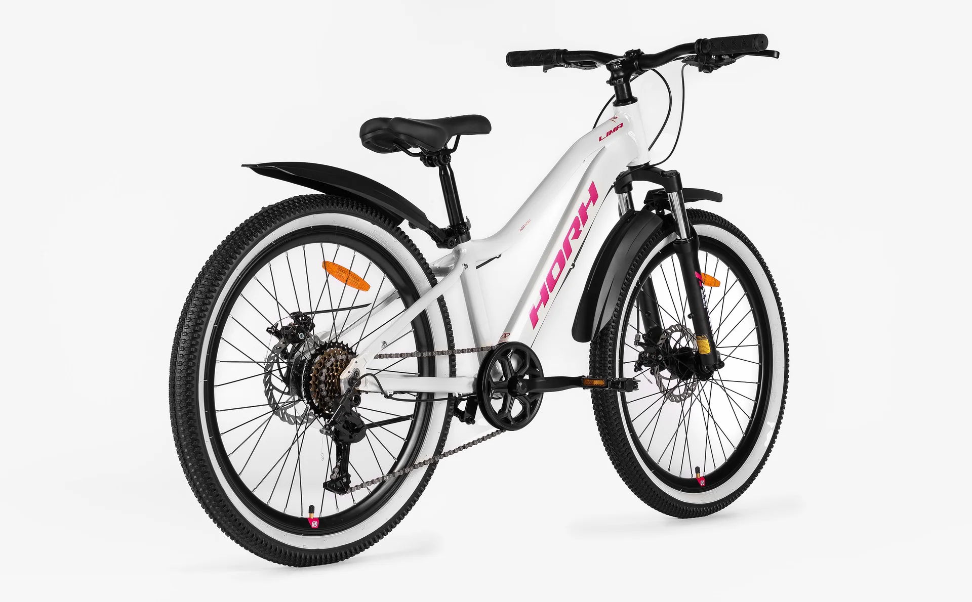 Велосипед HORH LIMA 24" (2026) White-Pink - миниатюра 6