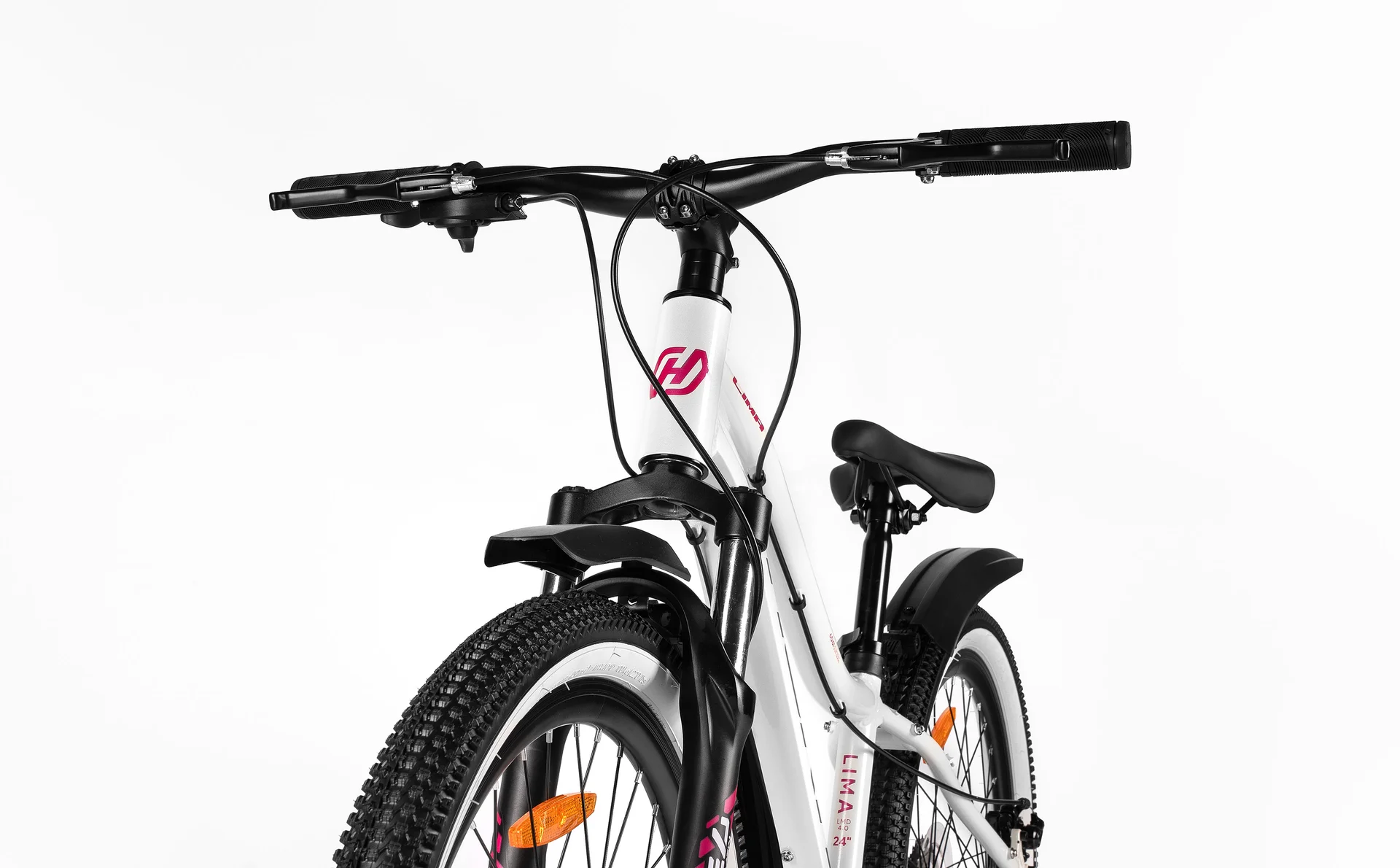 Велосипед HORH LIMA 24" (2026) White-Pink - миниатюра 8
