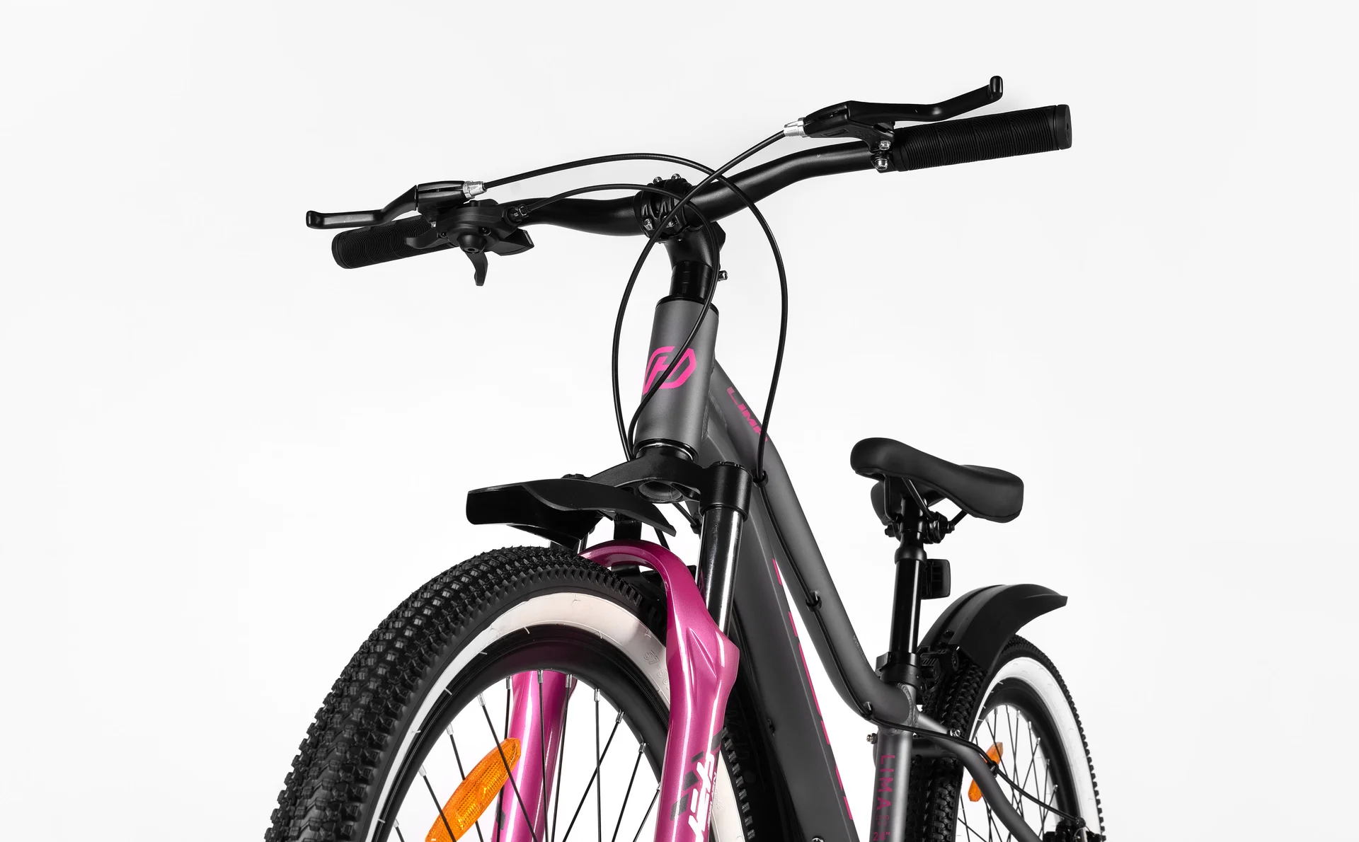 Велосипед HORH LIMA 24" (2026) Black-Purple - миниатюра 8
