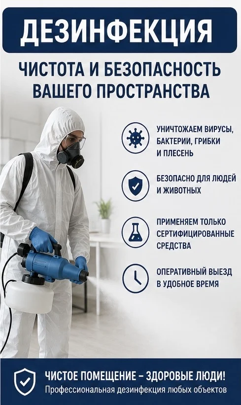 Дезинсекция , дератизация, удаление плесени - миниатюра 2