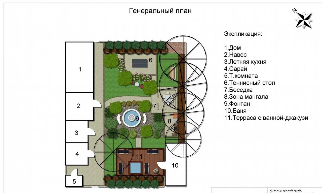 Ландшафтный дизайн. Газон. Автополив - миниатюра 9