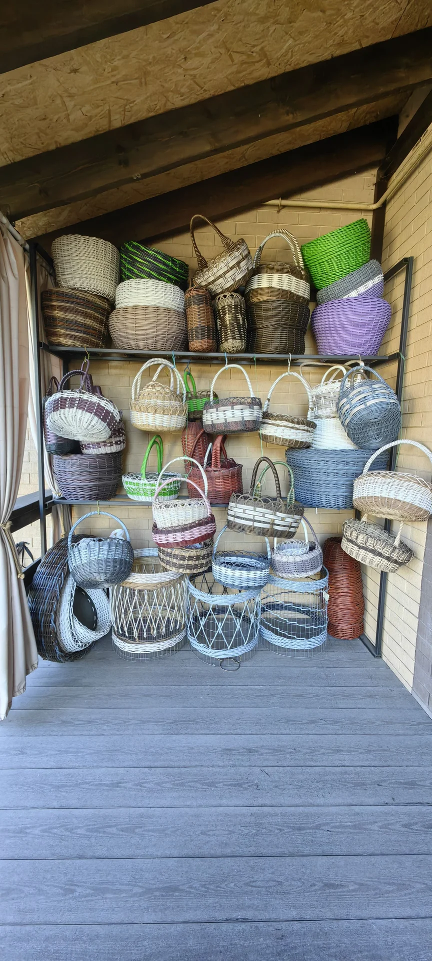 Корзинки из ротанга - миниатюра 9