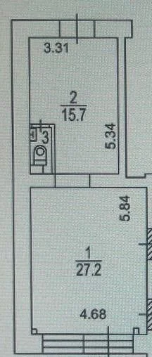 Торговая площадь, 44.3 м² - миниатюра 2