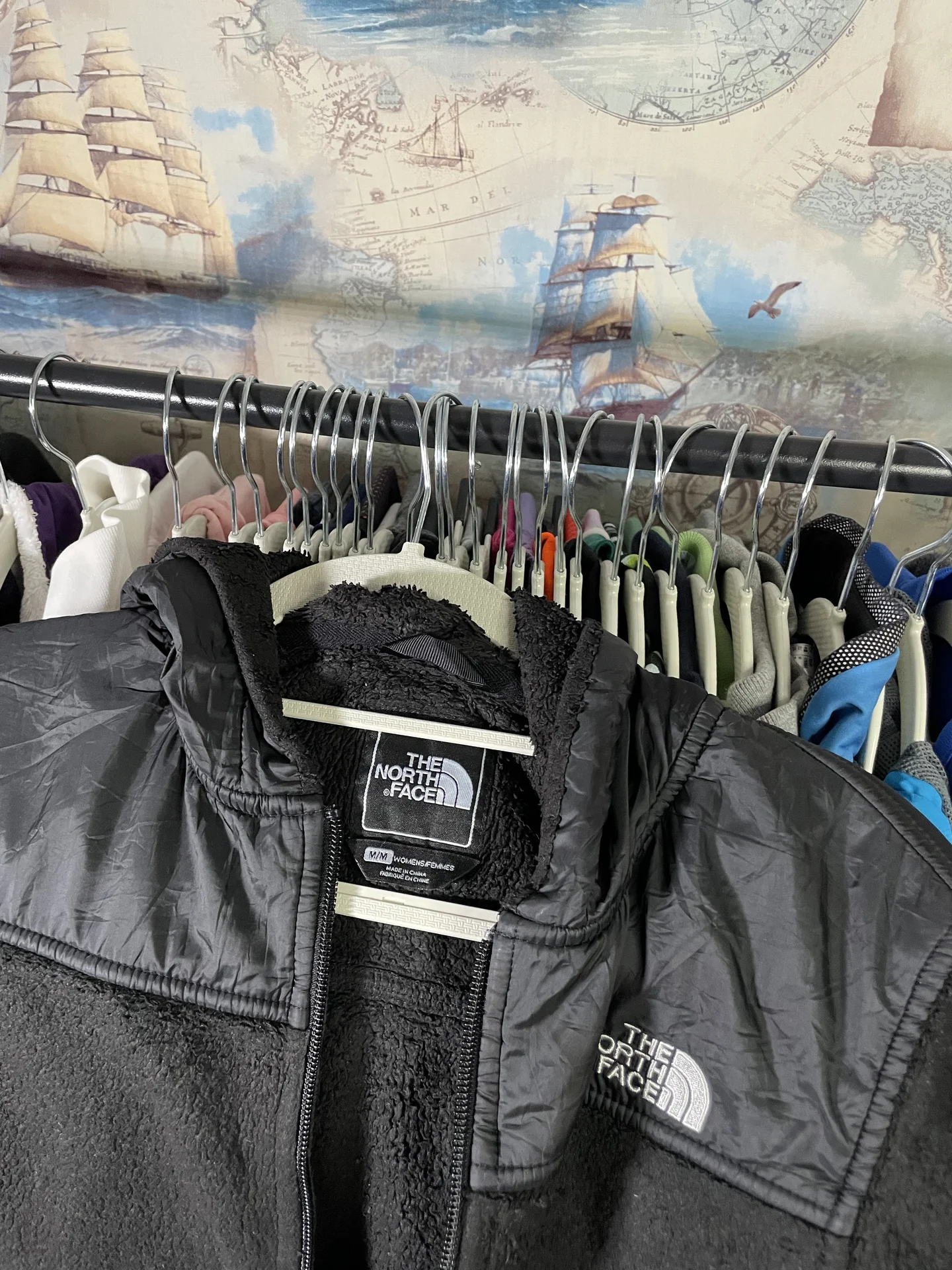 Гибридная черная флисовая кофта The North Face - миниатюра 3