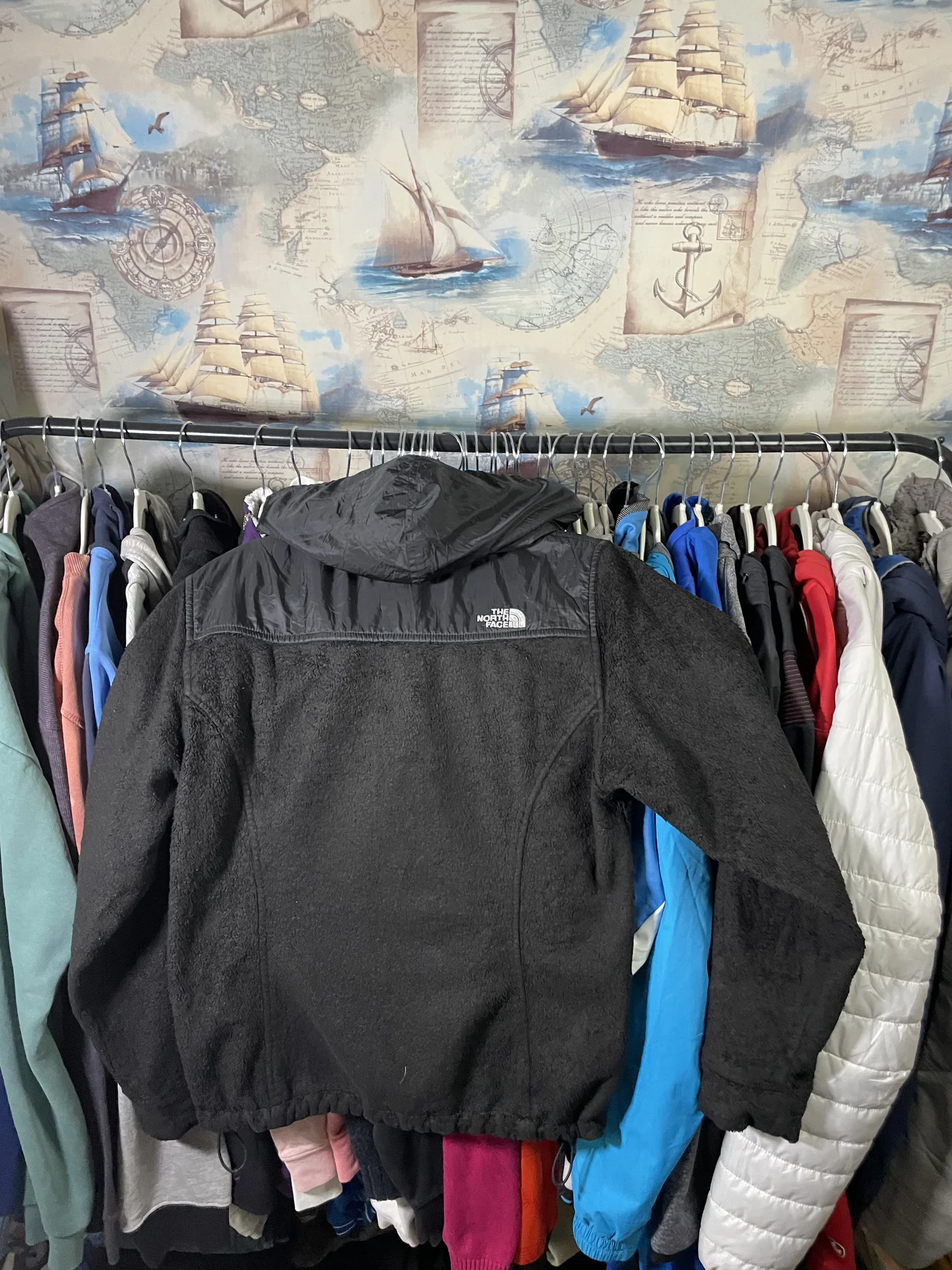 Гибридная черная флисовая кофта The North Face - миниатюра 4