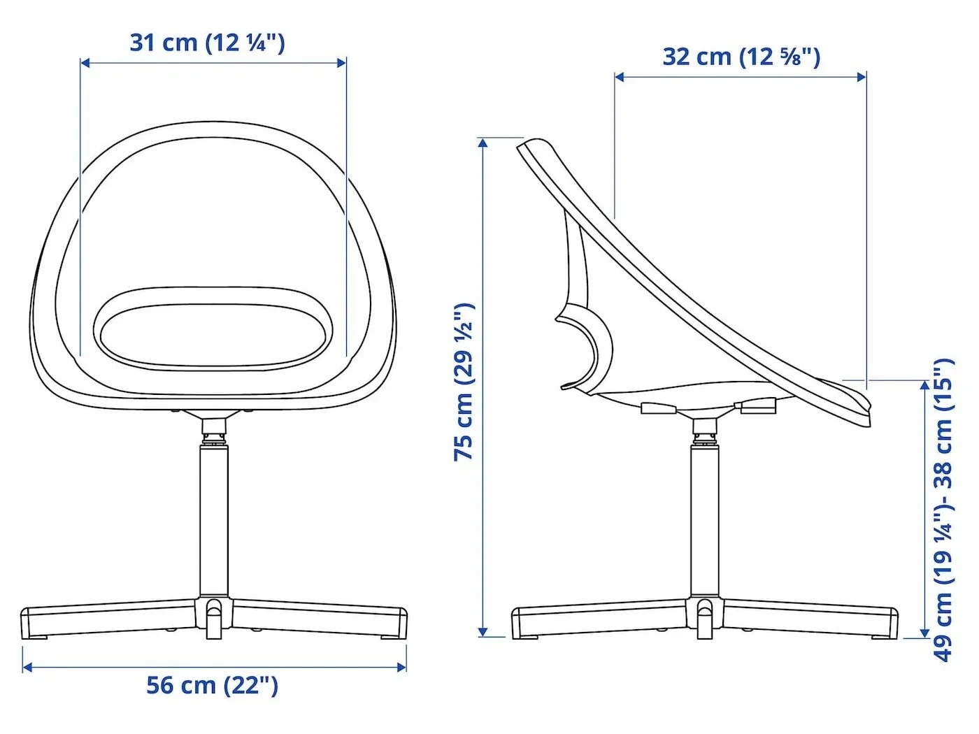 Стул IKEA лобергет - миниатюра 4
