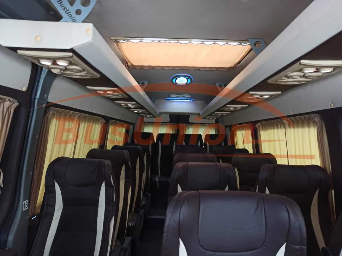Полки для ручной клади в салон микроавтобуса Фиат Дукато Fiat Ducato: - миниатюра 2