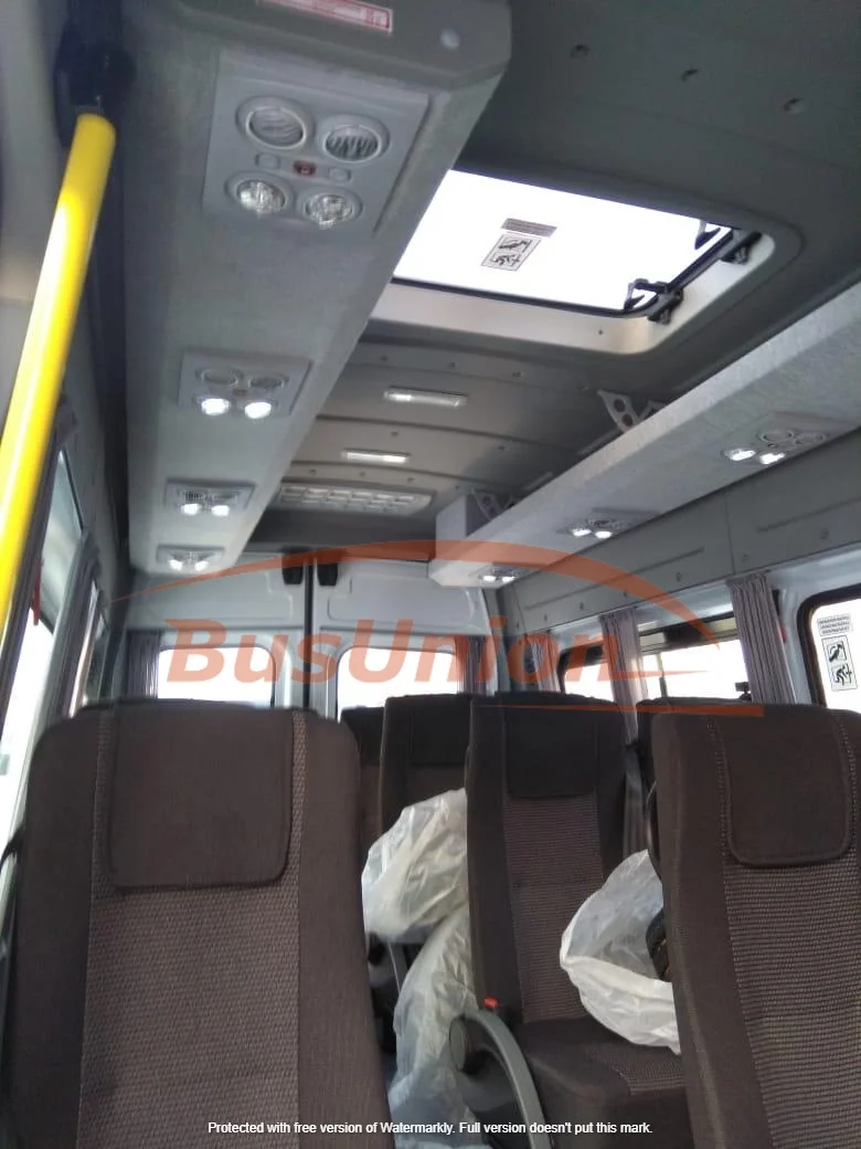 Полки для ручной клади в салон микроавтобуса Фиат Дукато Fiat Ducato: - миниатюра 3