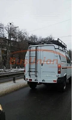 Лестница задка багажную на Газель Соболь Баргузин. - изображение 1