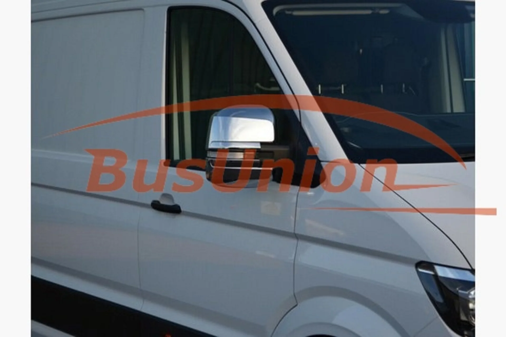 Хромированные накладки на зеркала Фольксваген Крафтер Volkswagen Crafter - миниатюра 4