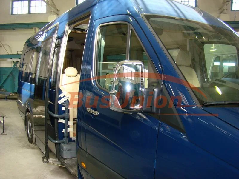 Хромированные накладки на зеркала Мерседес Спринтер 906. - миниатюра 5