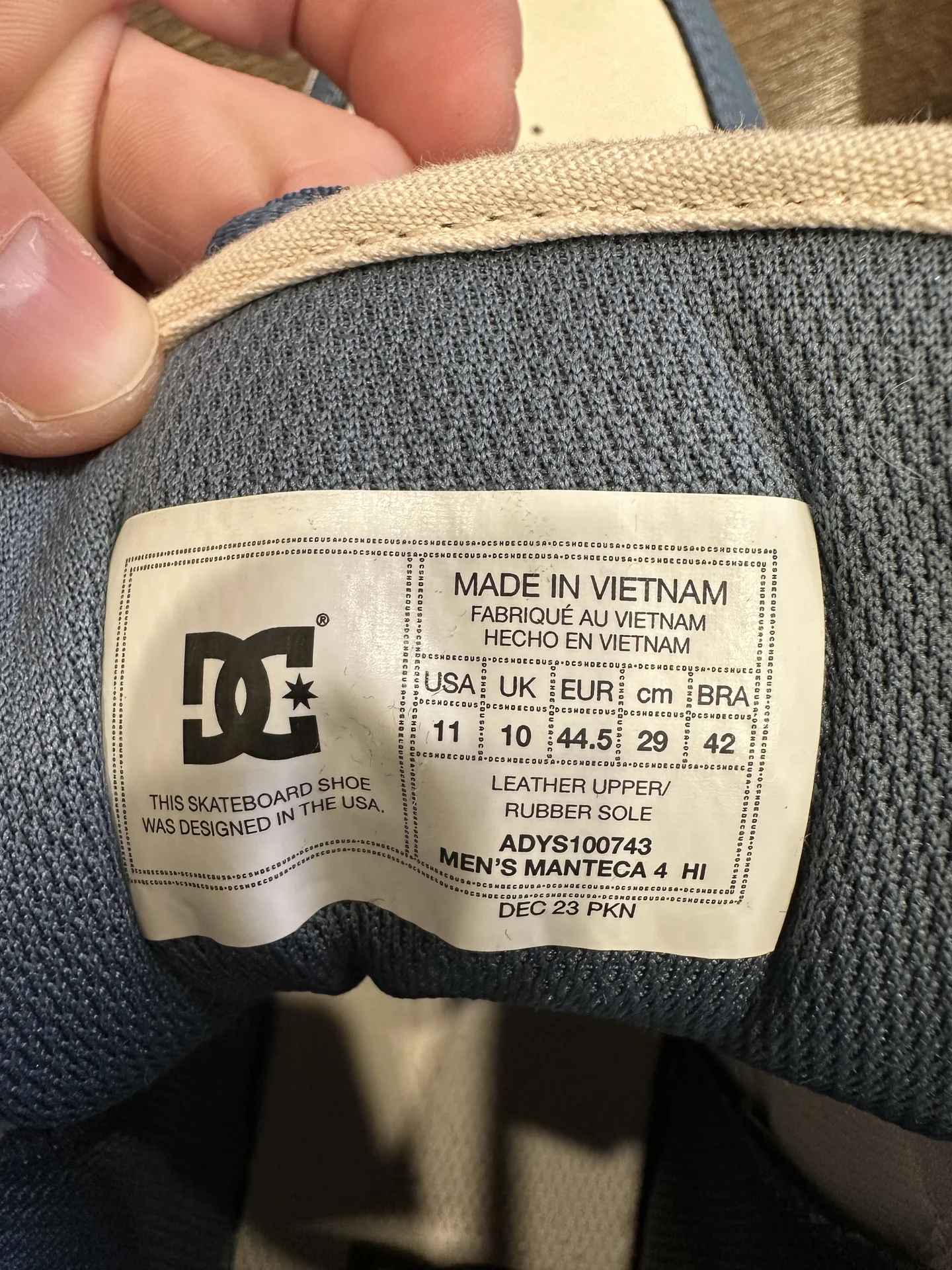 Кеды DC Shoes Manteca 4, 29 см / US11 - миниатюра 4