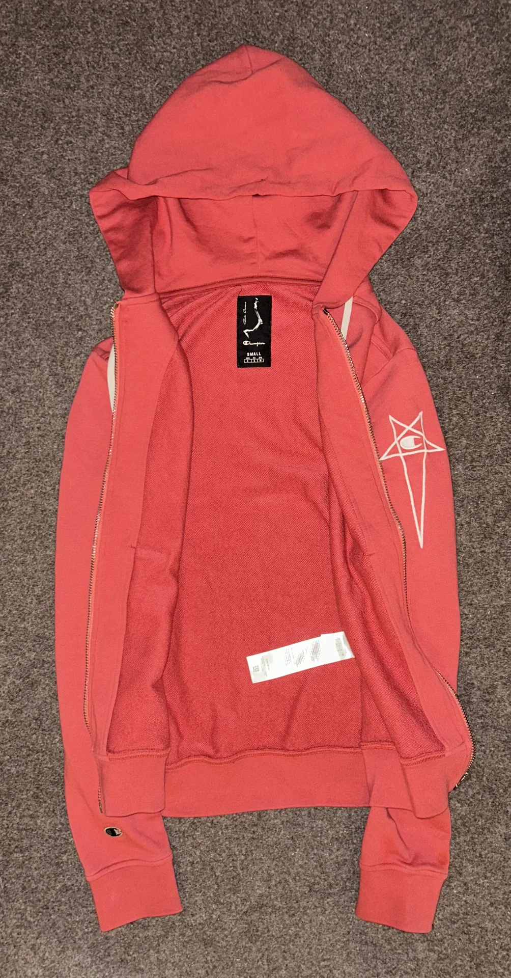 кофта rick owens x champion - миниатюра 2