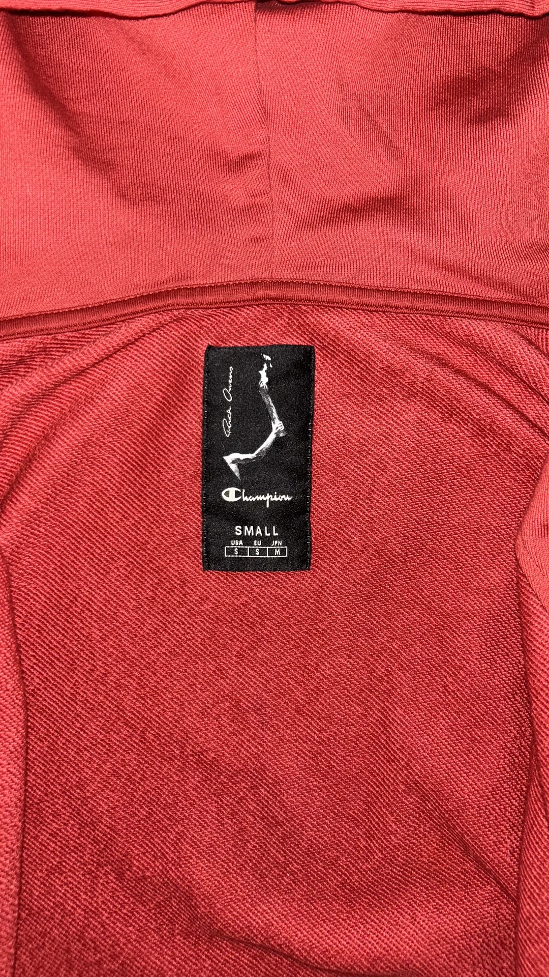кофта rick owens x champion - миниатюра 3