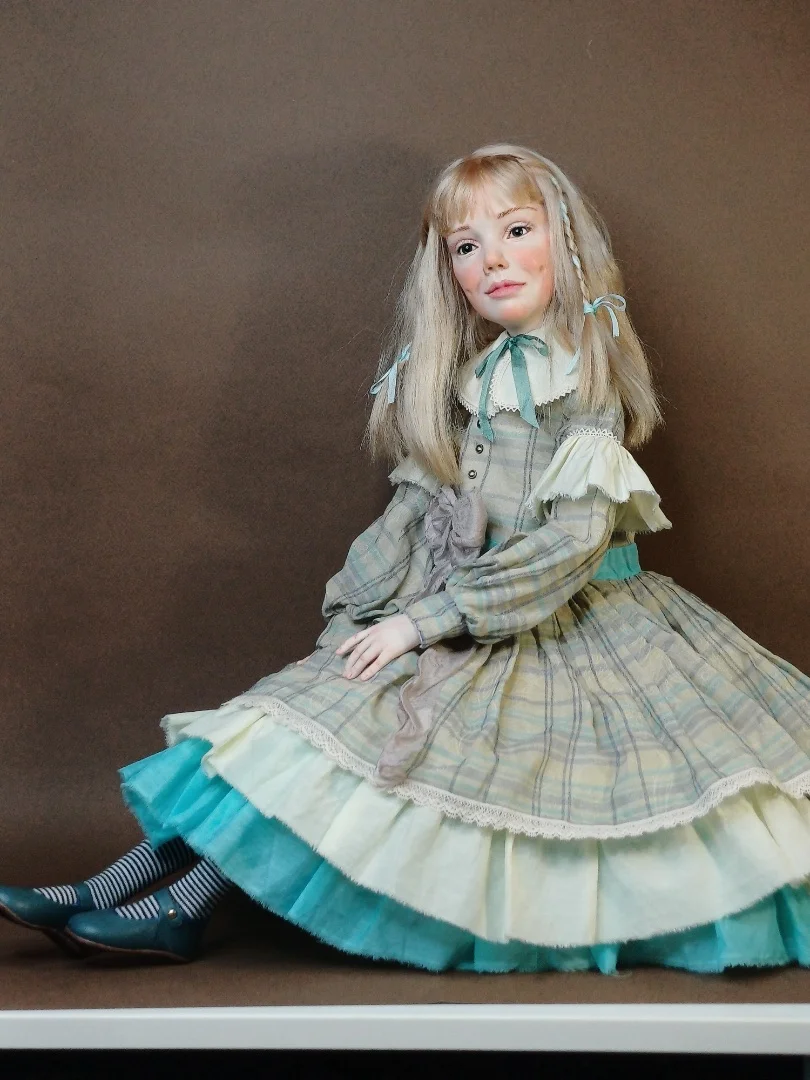 Кукла авторская будуарная Марьяна. - миниатюра 9