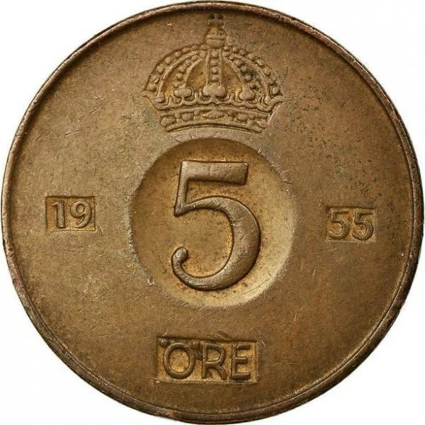 Монета Швеции 1955г - изображение 1