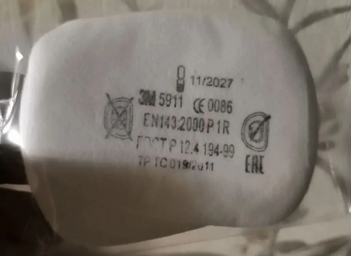 Фильтр 3м 6059 + предфильтр 3м 5911 - миниатюра 5
