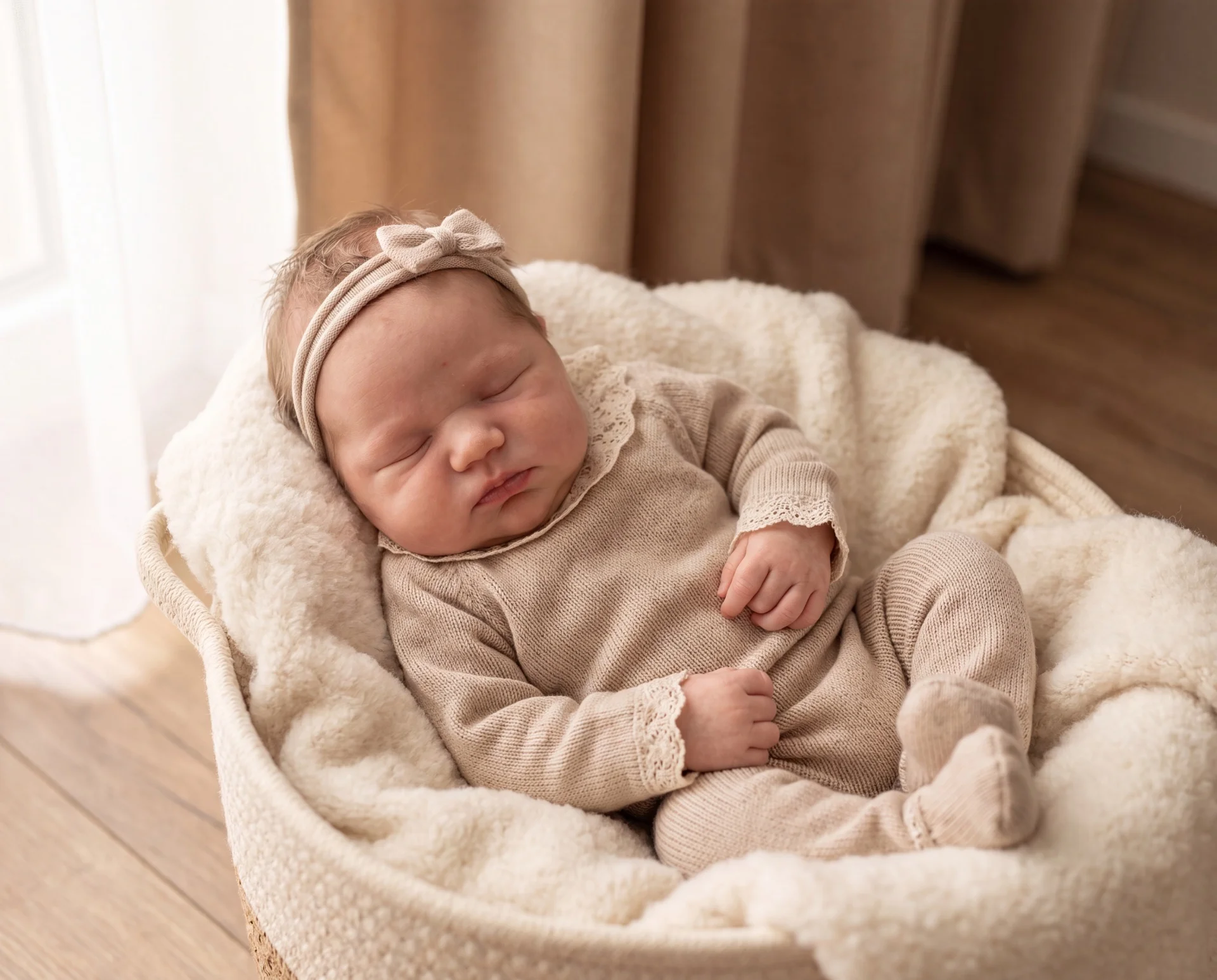 Newborn фотосессия дома Нежные фото малыша - изображение 1