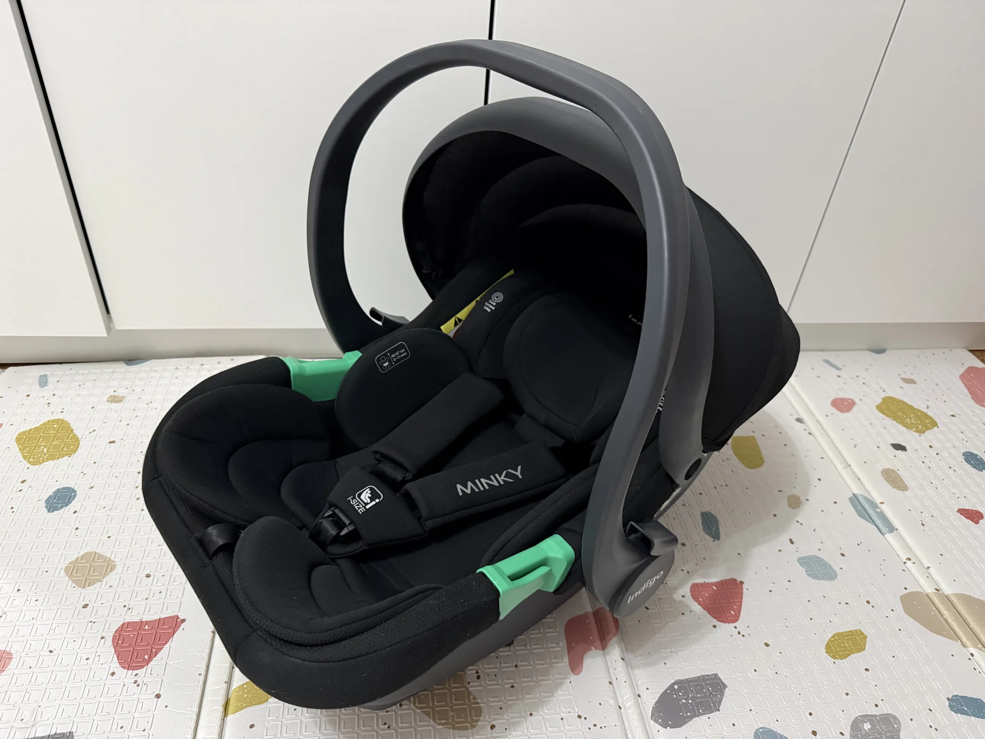Автолюлька indigo minky i-size - изображение 1