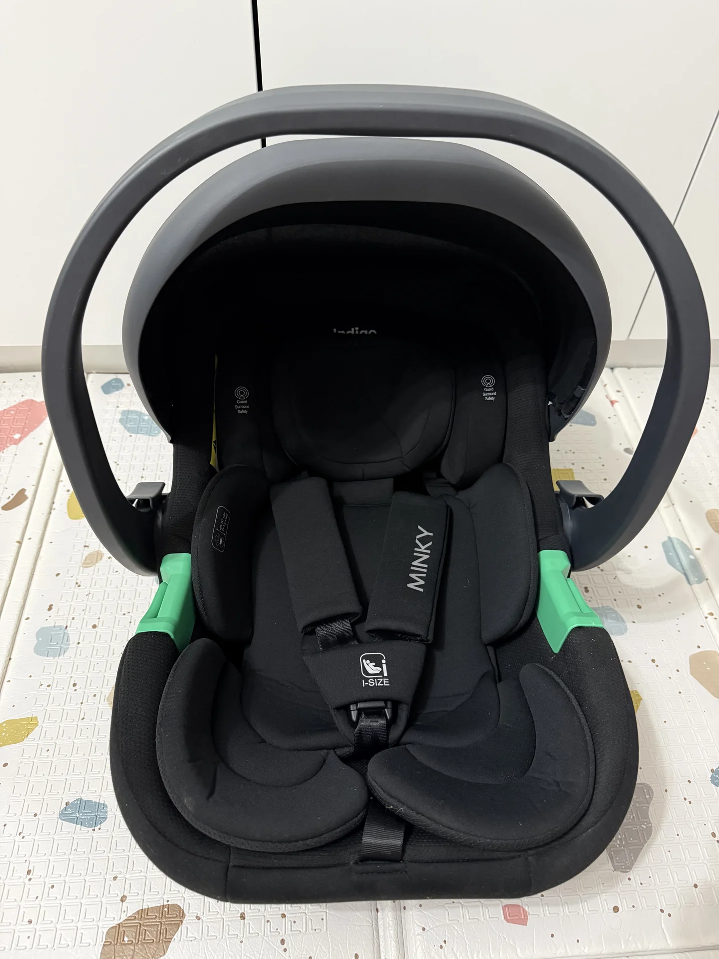 Автолюлька indigo minky i-size - миниатюра 3