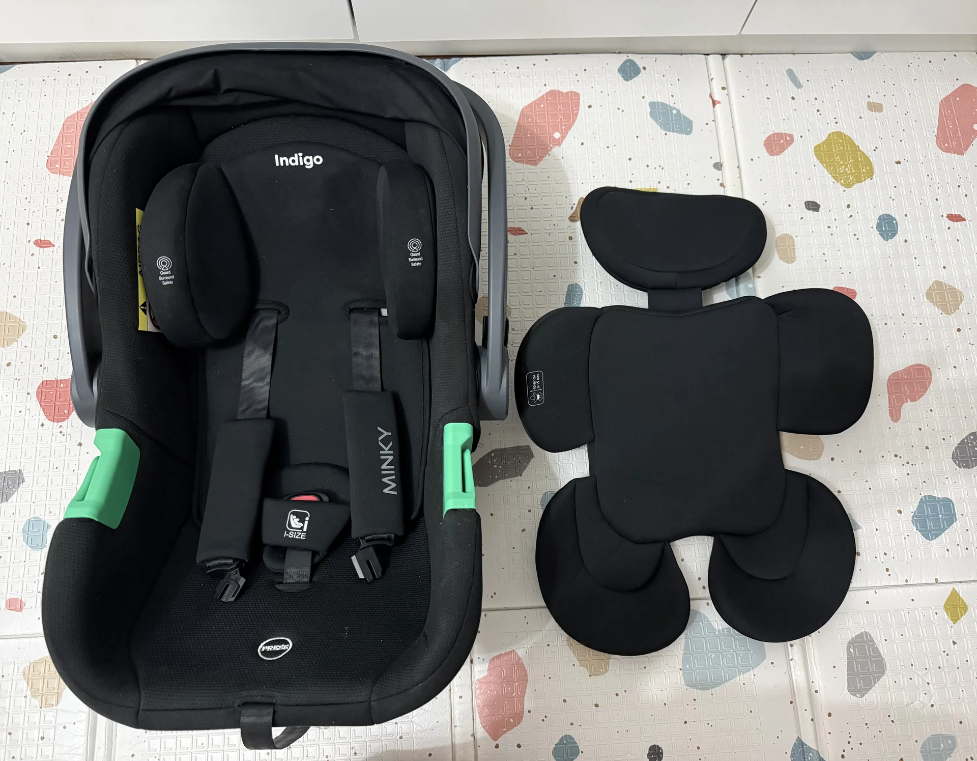 Автолюлька indigo minky i-size - миниатюра 4