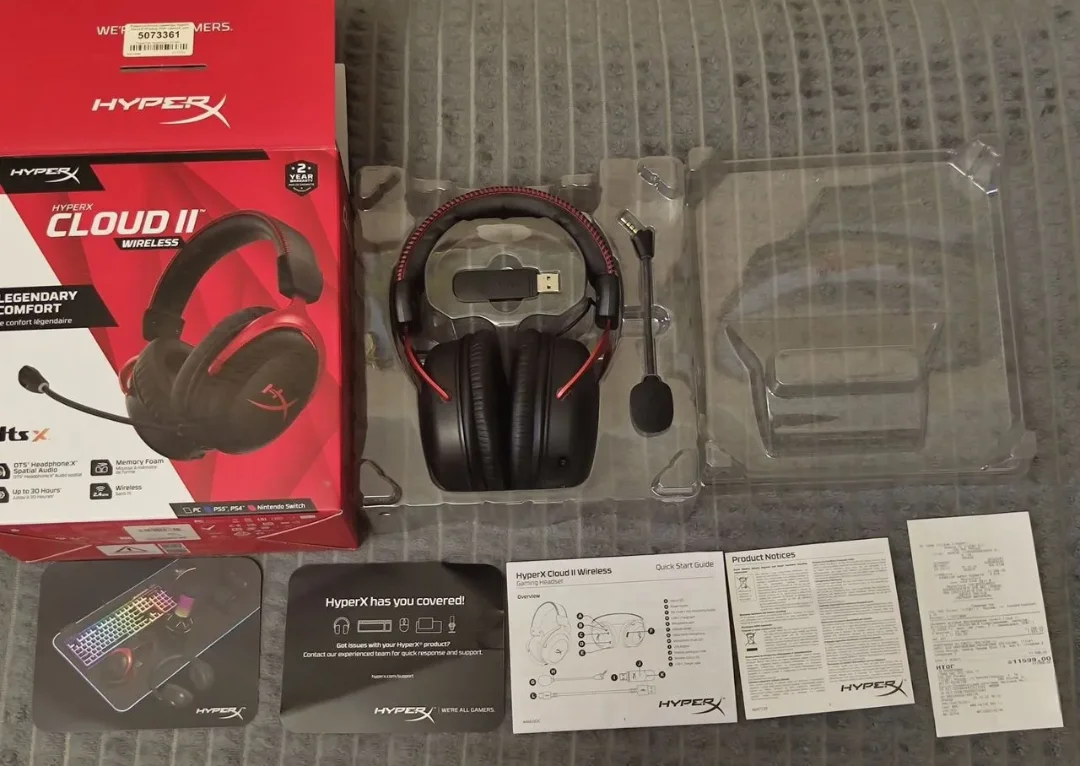 Наушники HyperX Cloud ll Wireless - изображение 1