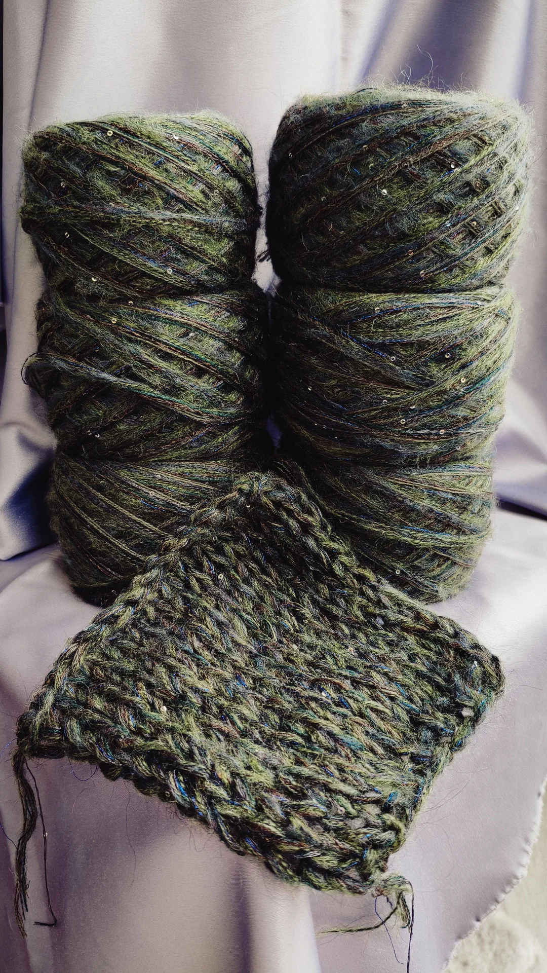 Авторский микс пряжи Эльфийский лес - миниатюра 7