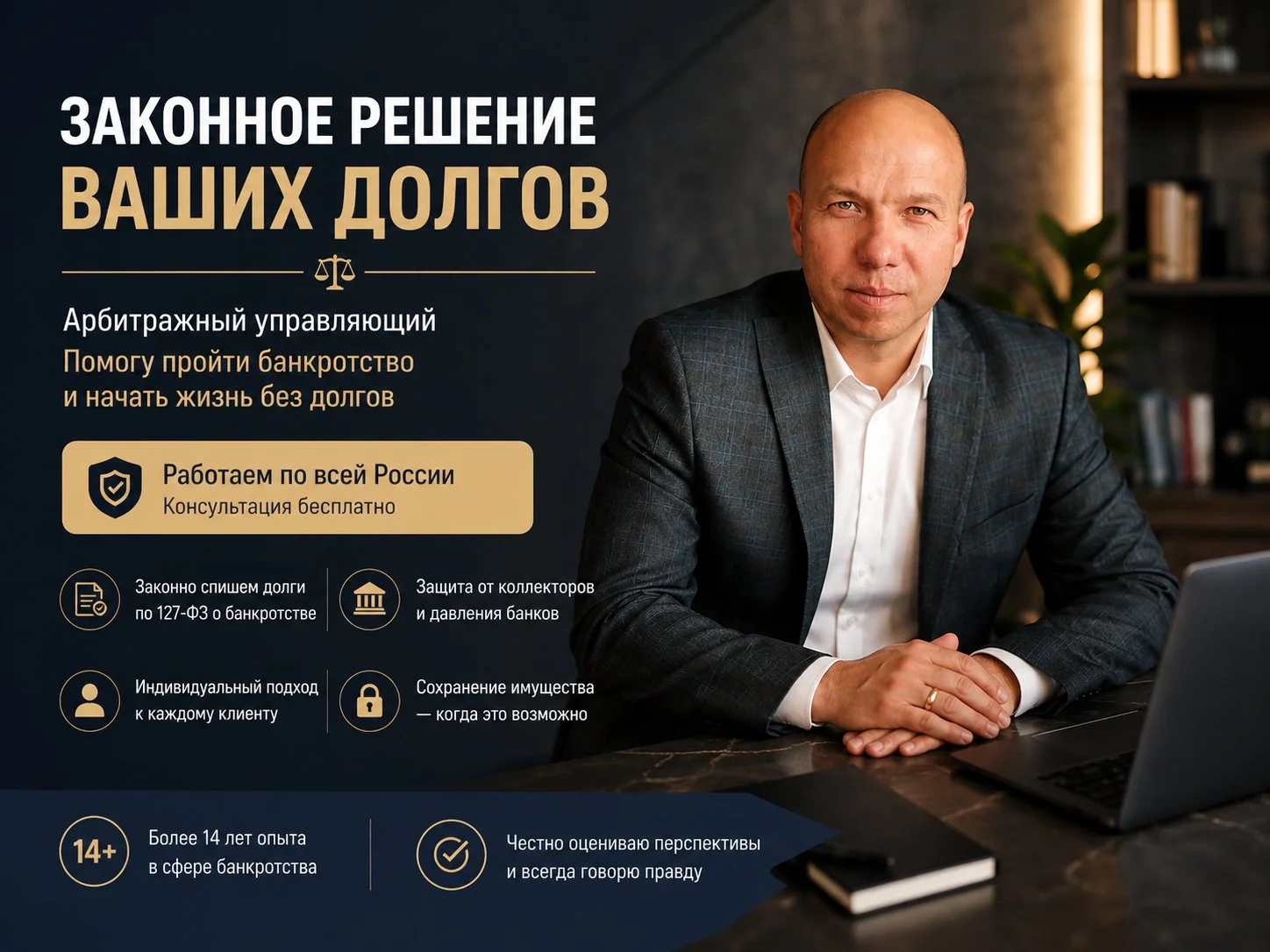 Арбитражный управляющий. Списание долгов / Банкротство физических лиц законно - изображение 1