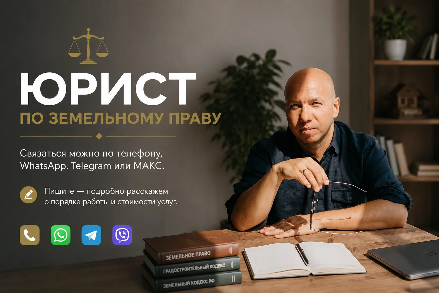 ЮРИСТ ПО ЗЕМЕЛЬНОМУ ПРАВУ - изображение 1