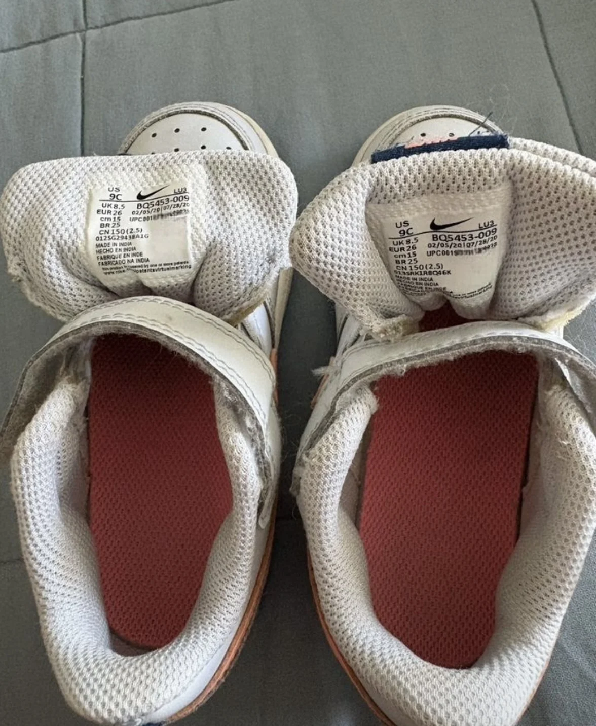 Кеды детские Nike 9C - миниатюра 9