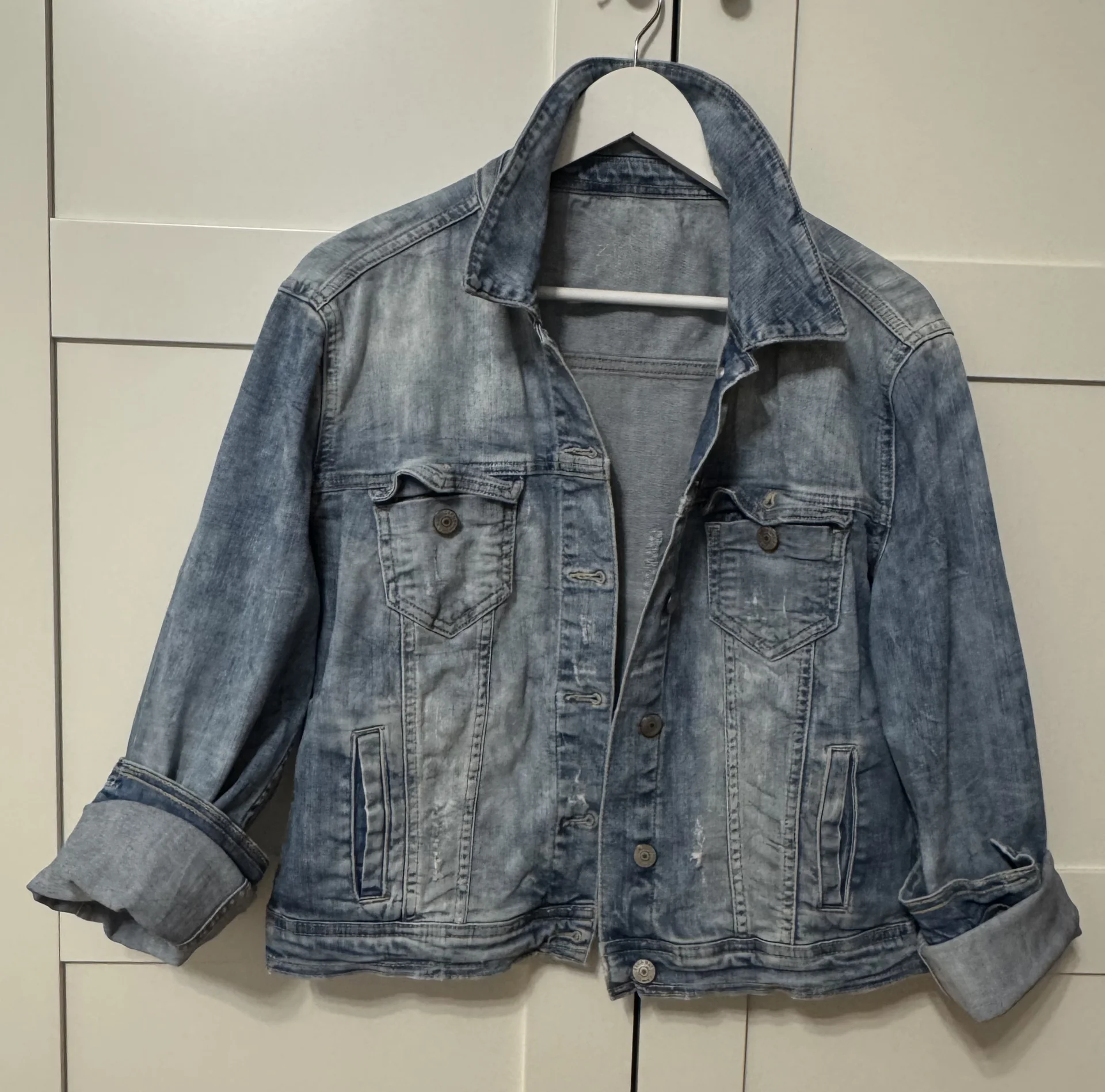 Джинсовая куртка Zara M - изображение 1