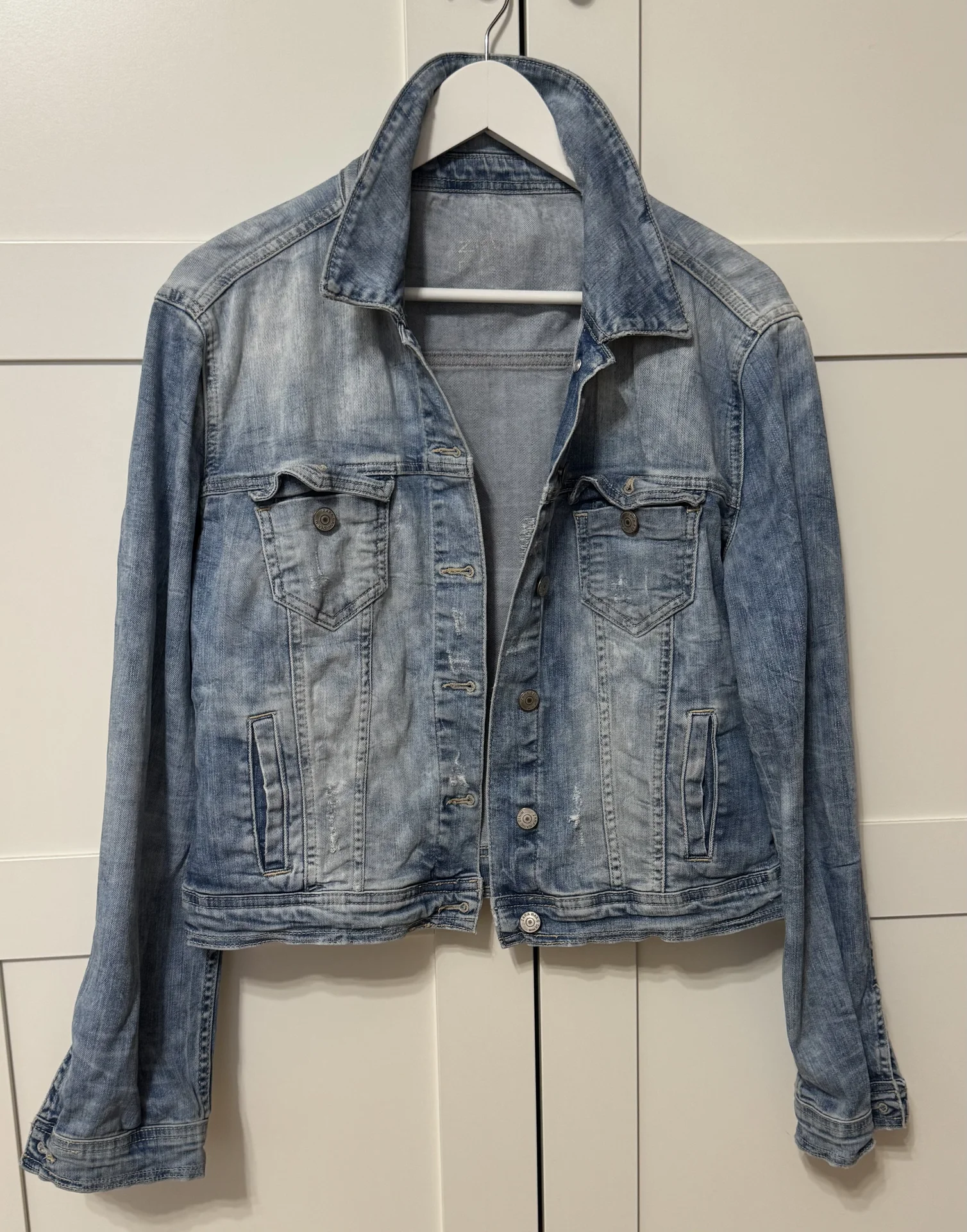 Джинсовая куртка Zara M - миниатюра 3