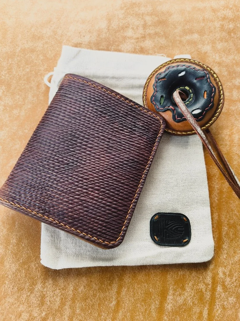 Кошелек из кожи Metta Catharina Shell Cordovan - миниатюра 5
