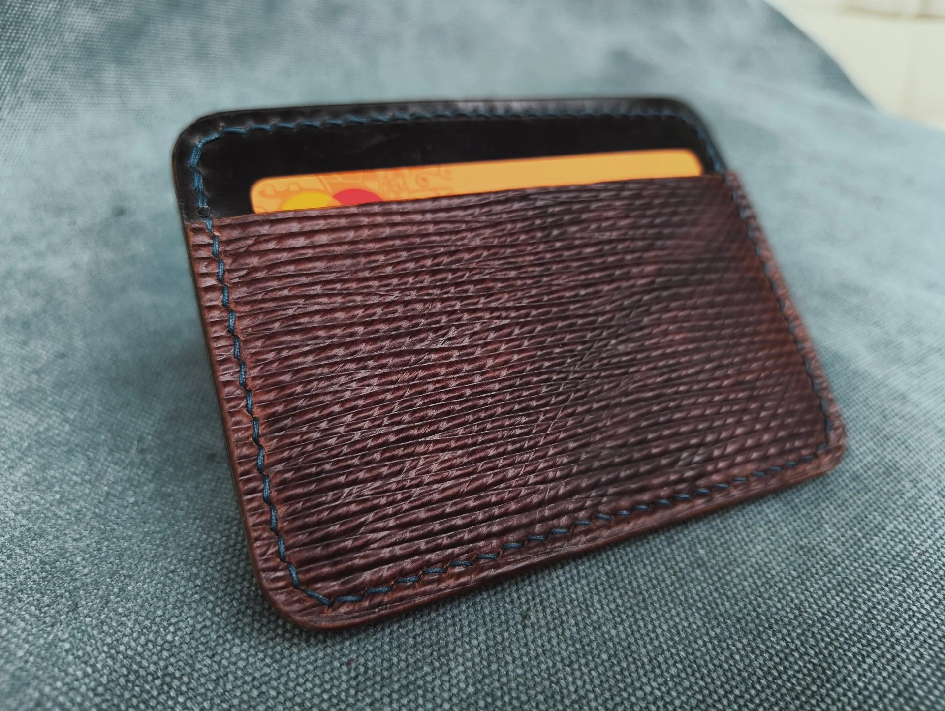 Картхолдер из кожи Metta Catharina Shell Cordovan