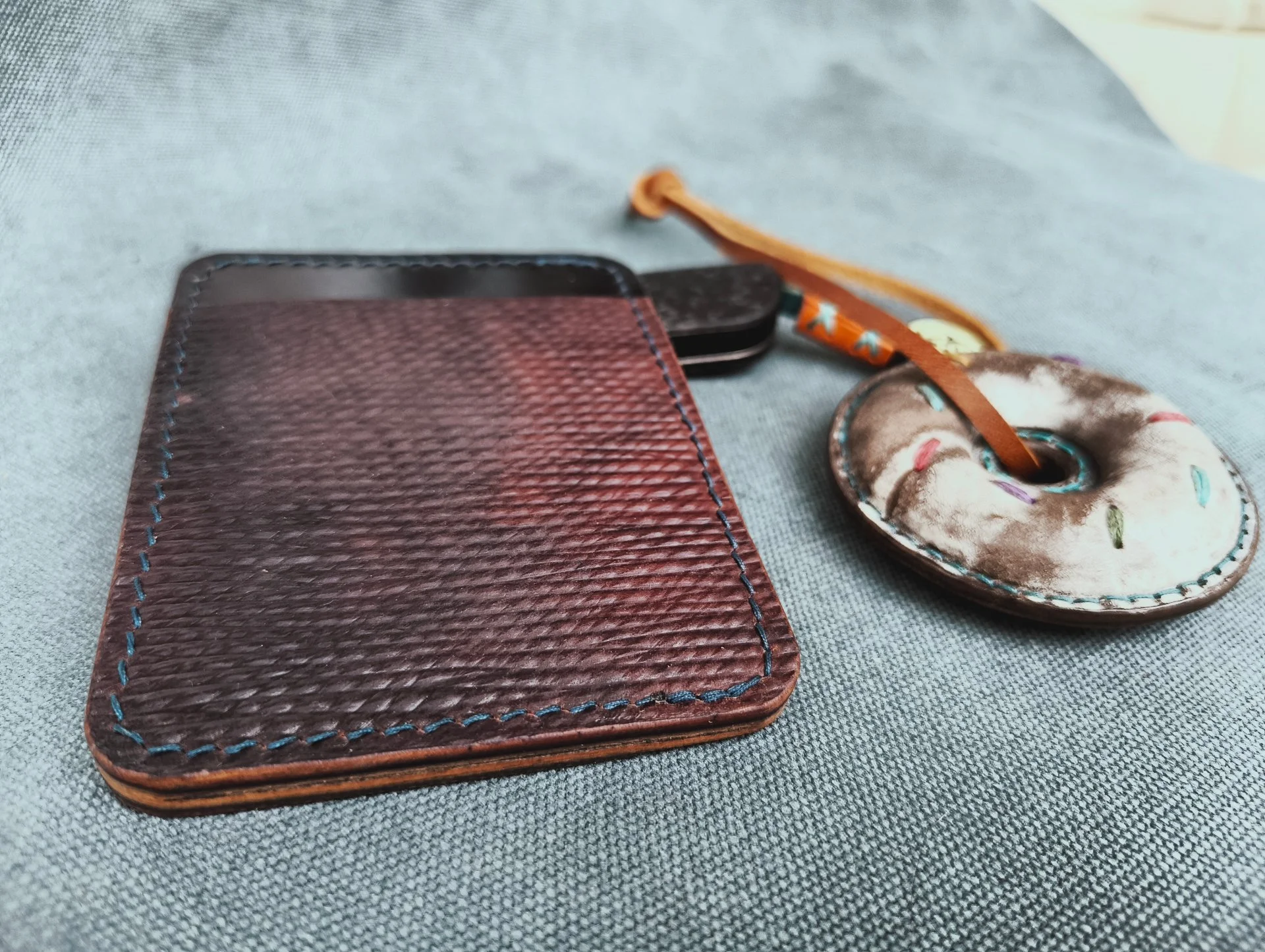 Картхолдер из кожи Metta Catharina Shell Cordovan - миниатюра 8