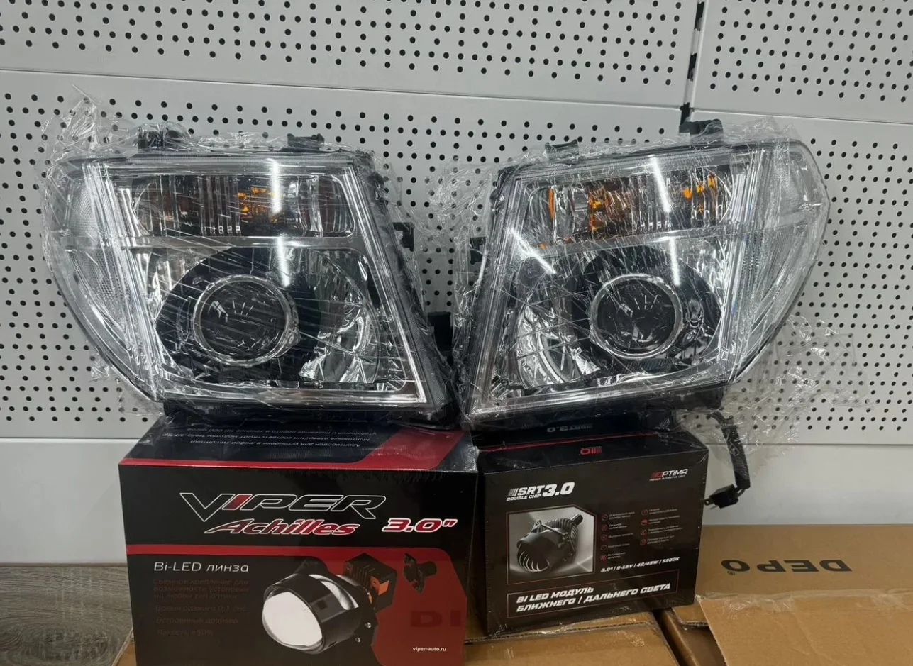 Фары Bi-led Nissan Pathfndr 06-09г.в - миниатюра 2