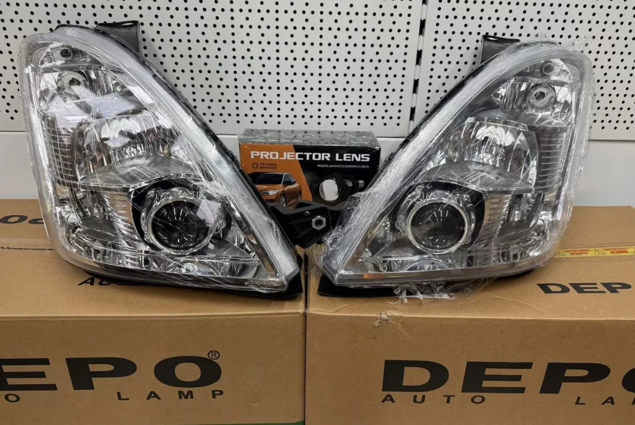 Фары Iveco daily 06-14 с Bi-led модулем - миниатюра 3