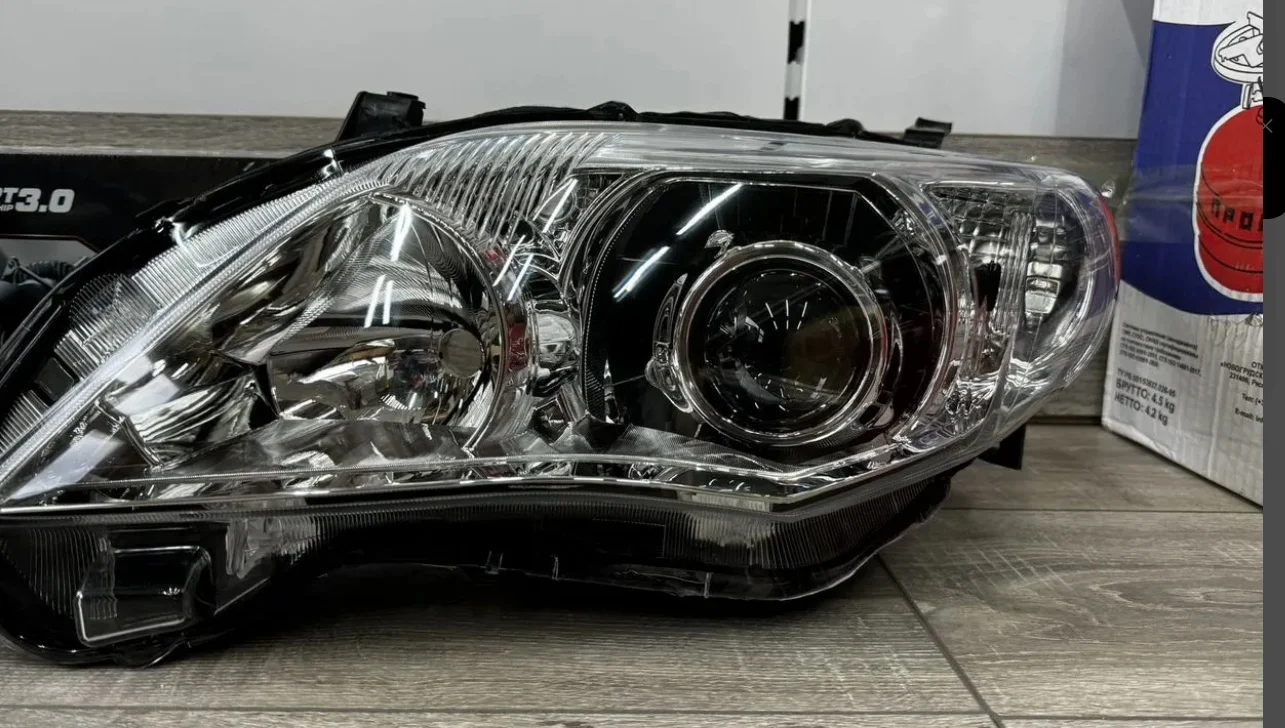 Фары Toyota Corolla 09-12 г.в с Bi-led модулем - миниатюра 2