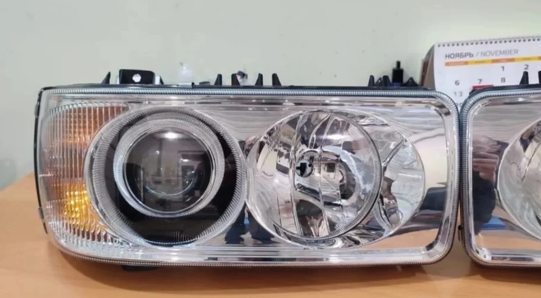 Фары bi LED линзы даф 95/105 левая/правая Depo - миниатюра 3