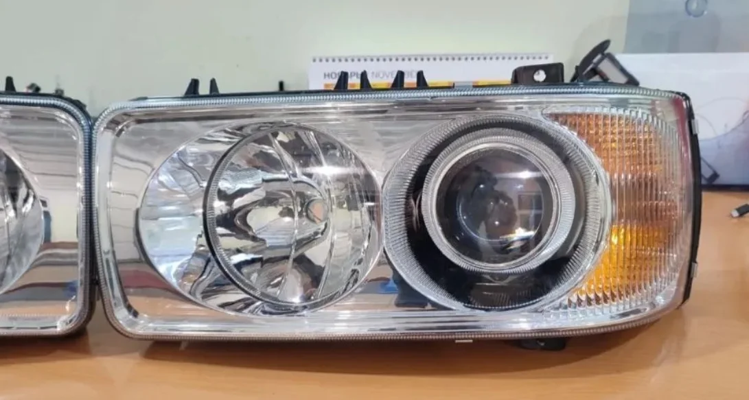 Фары bi LED линзы даф 95/105 левая/правая Depo - миниатюра 4