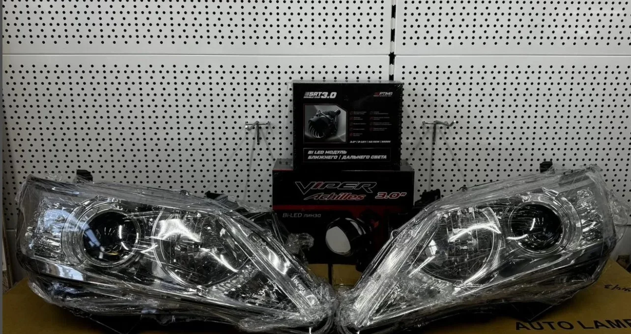 Фары Toyota Camry50 11-14г.в. Bi-led модулем - миниатюра 4
