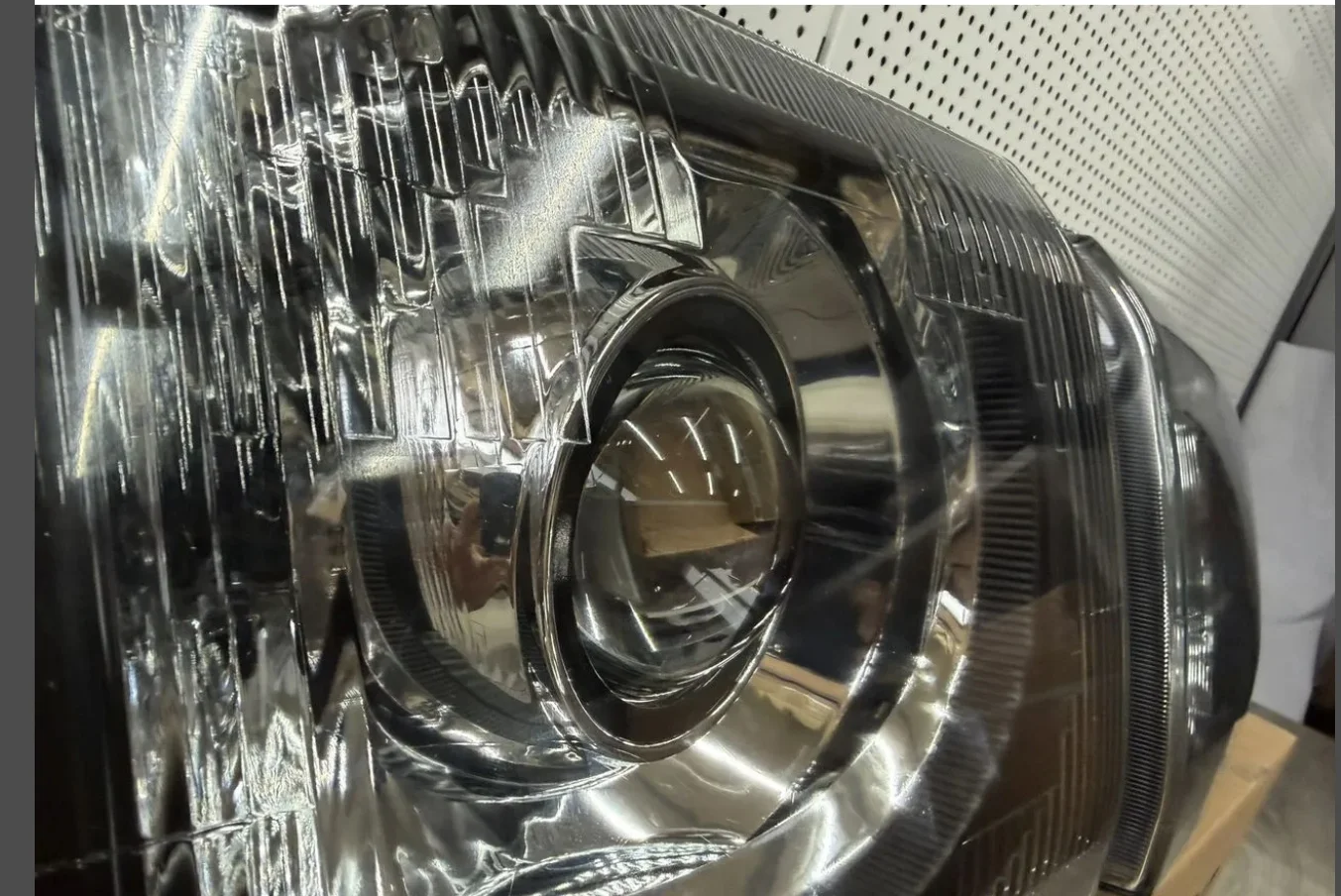 Фары Mitsubishi Pajero 98 г.в с Bi-led модулем - миниатюра 2
