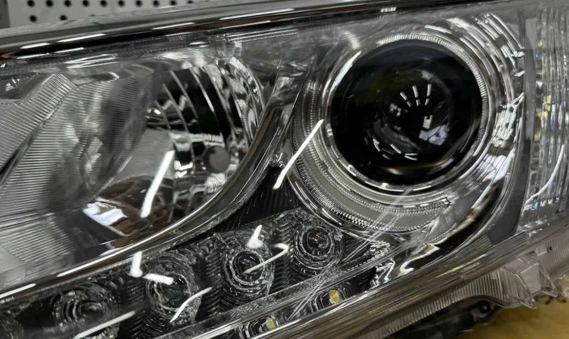 Фары Toyota Camry 55 14-17г.в. с Bi-led модулем - миниатюра 3