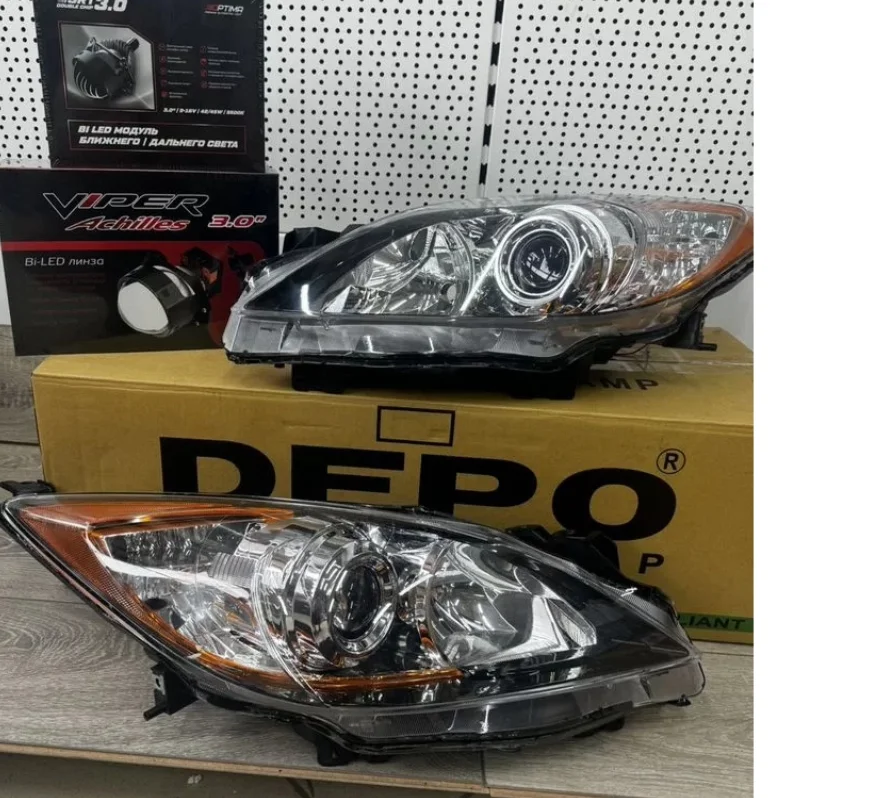 Фары Bi-led Mazda 3 09-14 г.в депо - изображение 1