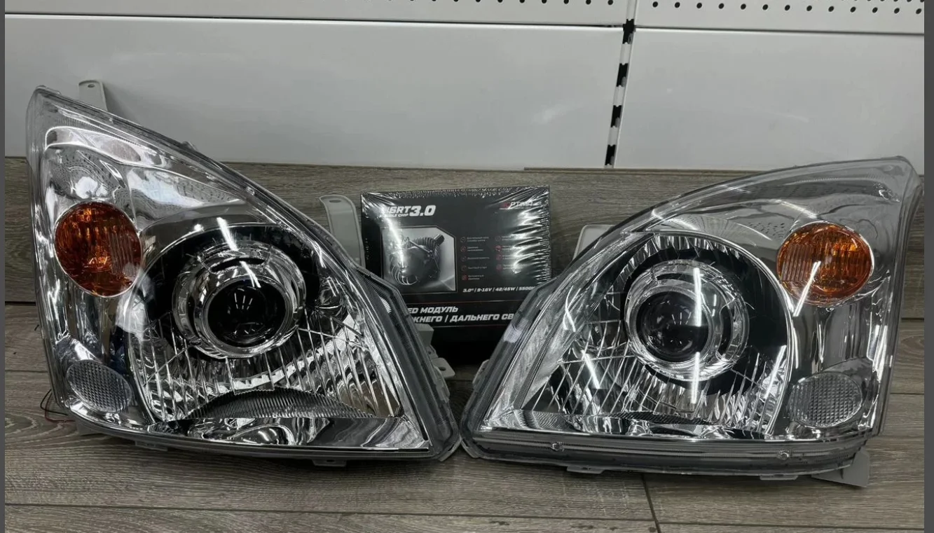 Фары Toyota Prado 120 с Bi-led модулем - миниатюра 2