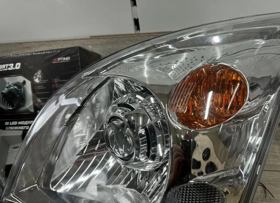 Фары Toyota Prado 120 с Bi-led модулем - миниатюра 4