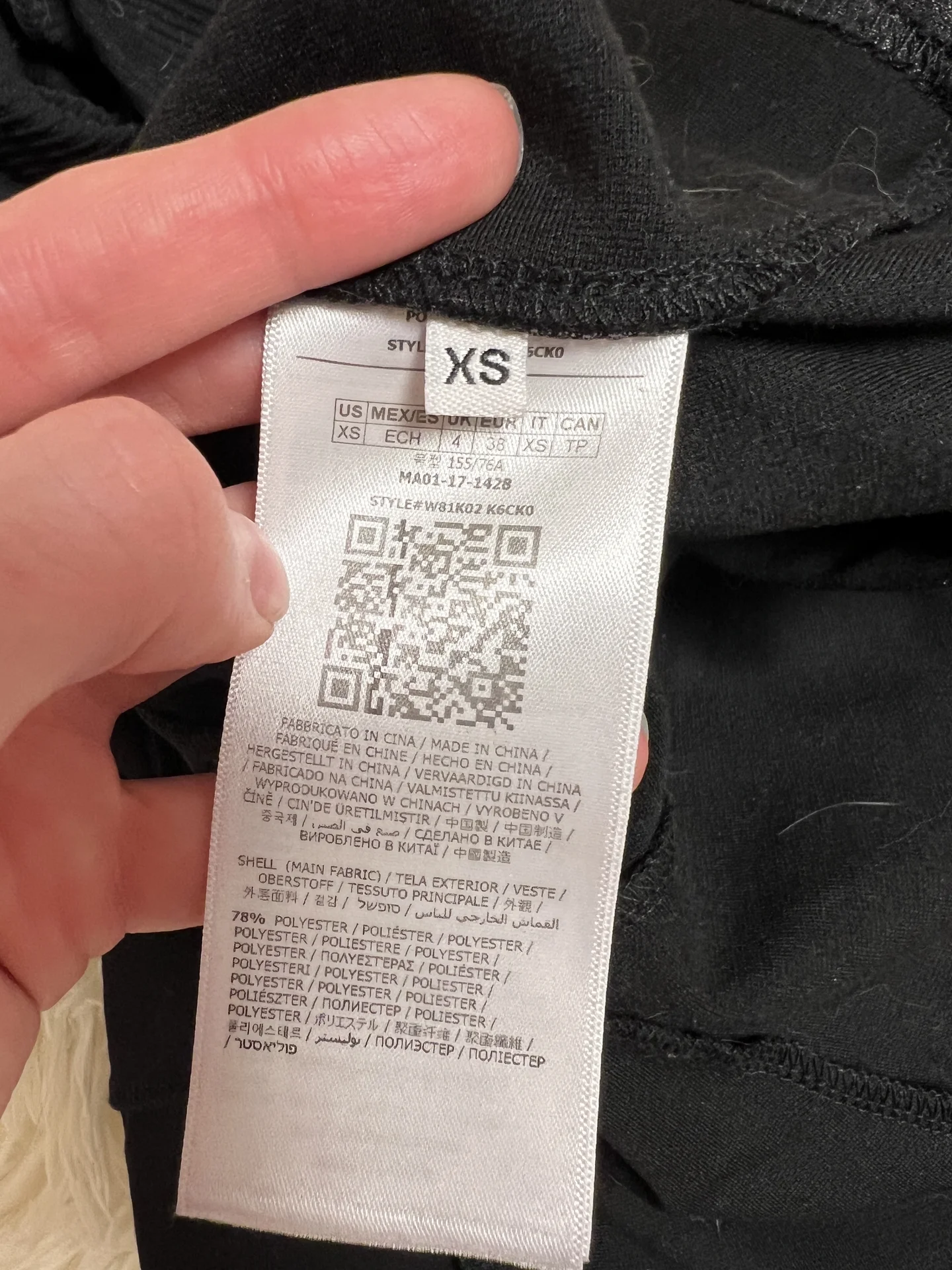 Черное платье guess xs-s (38) - миниатюра 5