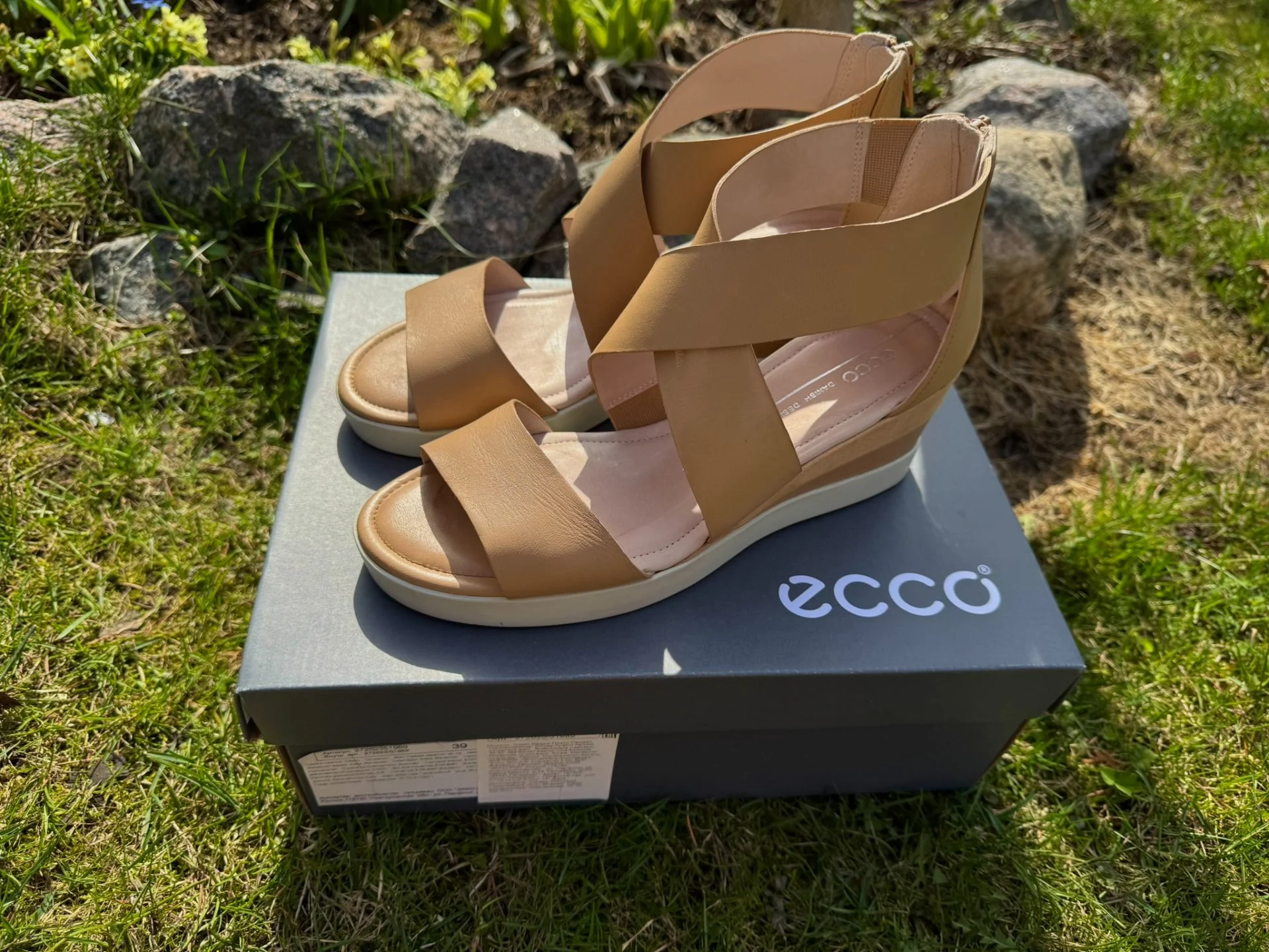 Босоножки женские ecco 38 размер - изображение 1